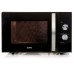 DOMO Mikrowelle mit Ofen 900W, schwarz/silber DO2431