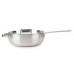 Sautierpanne mit Deckel INOX O 26cm Induktion geeignet Antihaftbeschichtet
