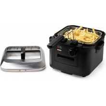 DOMO Fritteuse mit Sichtfenster, 4l mit Kaltzone DO545FR