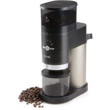 DOMO Kaffeemühle Schwarz, Silber Stahl-Kegelmahlwerk 150W DO715K