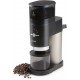 DOMO Kaffeemühle Schwarz, Silber Stahl-Kegelmahlwerk 150W DO715K