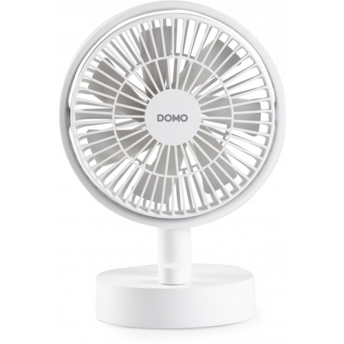 DOMO Tisch-USB-Akku-Ventilator mit Oszillation DO8151
