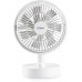 DOMO Tisch-USB-Akku-Ventilator mit Oszillation DO8151