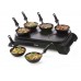 DOMO Wok 6 Pfännchen 1000W, Schwarz DO8710W