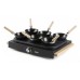 DOMO Wok-Party-Set, Gusseisen, 1000W DO8716W