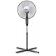 DOMO Standventilator 40cm, 40W, Schwarz DO8140