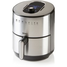 DOMO Digitale Heißluftfritteuse, 4 l, 1500 W, Edelstahl DO530FR
