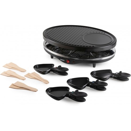 DOMO Raclette-Grill für 8 Personen, 1200W DO9038G
