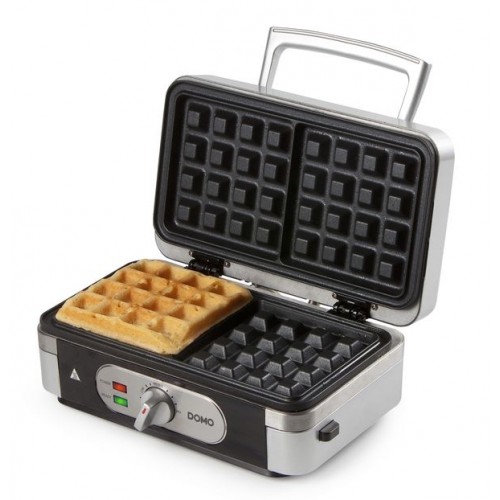 DOMO Profi 3in1 Waffeleisen + Sandwichmaker + Kontakt grill, 1000W DO9136C