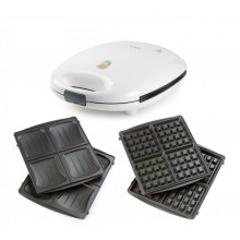 DOMO Sandwich-Toaster + Waffeleisen, 1200W DO9046C