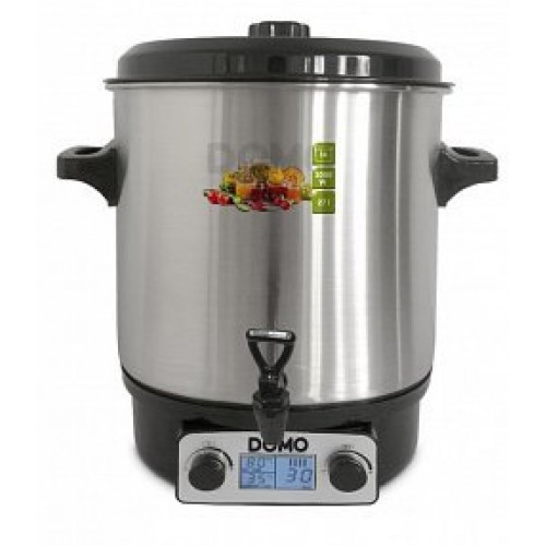 DOMO Einkochtopf Edelstahl mit LCD DO42325PC