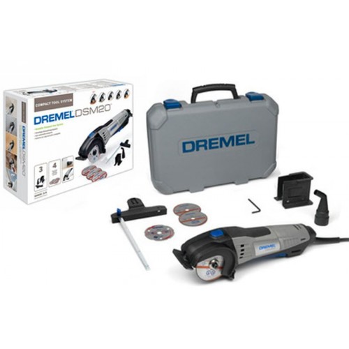 DREMEL DSM20 Mini Säge Spülen 710W+Zubehör-Kit Scheiben Schneiden F013SM20JC