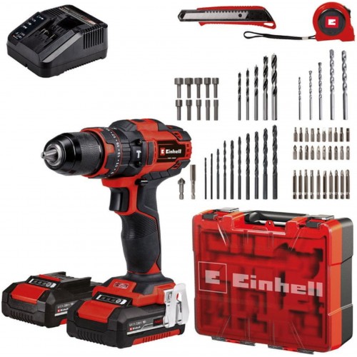 Einhell TE-CD 18/40 Li-i +64 Akku-Schlagbohrschrauber (40Nm/18V/2x2,0Ah) koffer 4513992