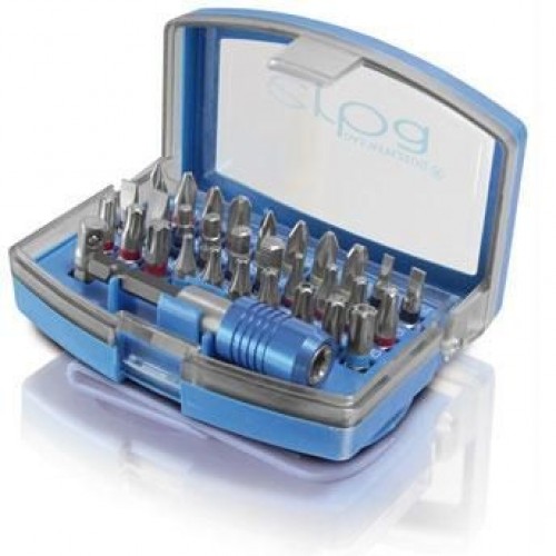 ERBA Bits Set 32 tlg. 1/4 S2-Stahl 03123