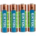 EXTOL Energy Alkalische Bleistiftbatterien AA 1,5 V, 4 Stück 42011