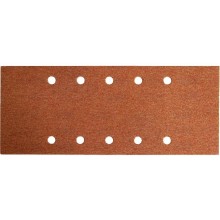 EXTOL PREMIUM Schleifpapier, 115 × 280 mm, P100, 10 Löcher, 10 Stk. 244100