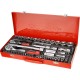 Extol Premium Steckschlüssel, Set 65 Stück, 1/4 Zoll, 1/2 Zoll, 8818370
