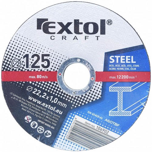 Extol Craft Trennscheiben für Metalle, 5 Stück 106902