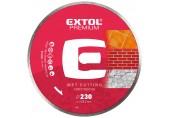 EXTOL PREMIUM Segment-Diamantschneidscheibe - trockenes Schneiden, 150x22,2mm 108713