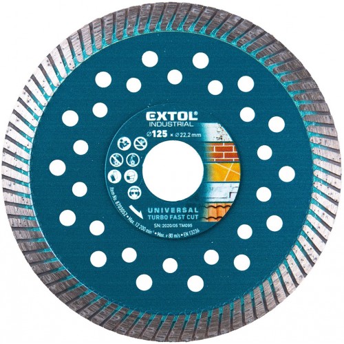 Extol Industrial Diamant-Schneidscheibe Fast Cut, 8703052