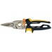 Fiskars PowerGear Blechschere gerade, mit 40% mehr Kraft, 25cm 1027207