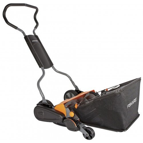Fiskars Spindelmäher StaySharp Max + Fangkorb 1001658