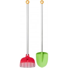 Fiskars My First Set aus Kinderspaten und Kinderlaubbesen 1063038