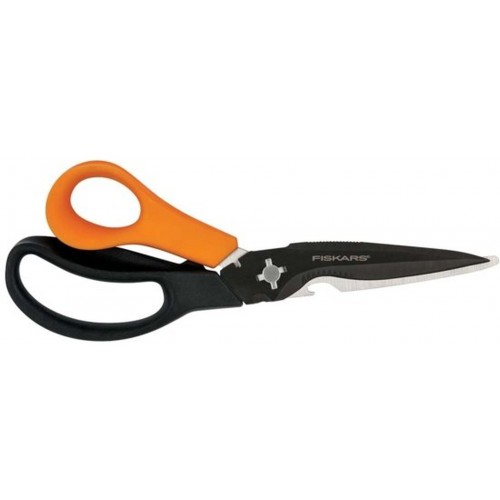 Fiskars Solid SP341 Cuts+More Mehrzweckschere, 30cm 1063329