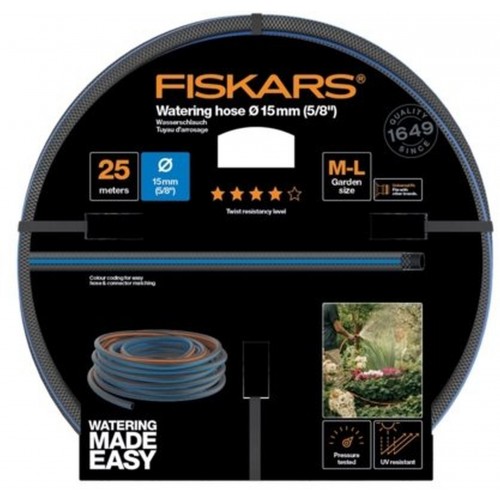 FISKARS Wasserschlauch 25 m, 15 mm (5/8") Q4 1027098