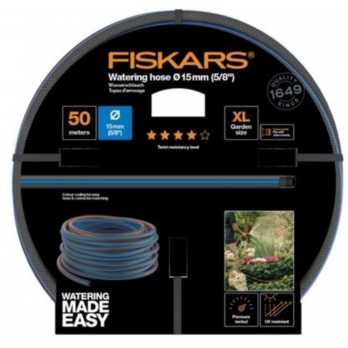 FISKARS Wasserschlauch 50 m, 15 mm (5/8") Q4 1027099 FISKARS Wasserschlauch 50 m, 15 mm (5/8") Q4 1027099