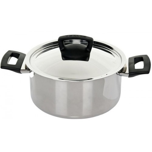 Fiskars Functional Form Kasserolle mit Deckel 5.0L/24cm 855355 Fiskars Functional Form Kasserolle mit Deckel 5.0L/24cm 855355