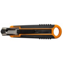 Fiskars Sicherheits Cutter, 18mm, 14cm, schwarz/orange 1004683