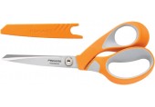 Fiskars Schere RazorEdge Softgrip 21cm Rechtshänder, weiß/orange 1014579