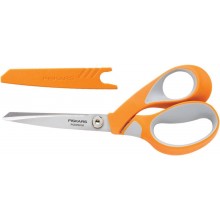 Fiskars Schere RazorEdge Softgrip 21cm Rechtshänder, weiß/orange 1014579