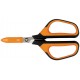 Fiskars Solid SP15 Universal-Gartenschere, Orange/Schwarz, 23,8cm 1051602