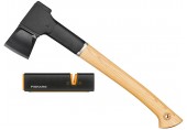 Fiskars Norden N12 Universalaxt + Xsharp Axt- und Messerschärfer 1052277