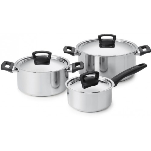 FISKARS FunctionalForm Topfset 3-teilig 855390 FISKARS FunctionalForm Topfset 3-teilig 855390