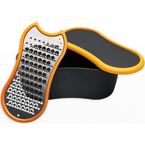 FISKARS FunctionalForm Handreibe mit Auffangbehälter 1003001 FISKARS FunctionalForm Handreibe mit Auffangbehälter 1003001