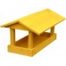 Futterstation für kleine Vögel, 24x40x20 cm, gelb