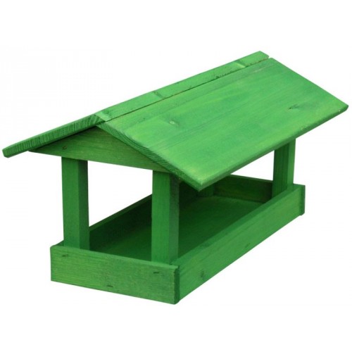Futterstation für kleine Vögel, 24x40x20 cm, grün
