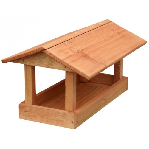Futterstation für kleine Vögel, 24x40x20 cm, braun