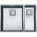 Franke Centinox CMX 160-34-17/2, 565 × 440 mm, Küchenspüle, Edelstahl 122.0281.724