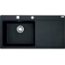 Franke Mythos MTG 611 Fragranit DuraKleenPlus Onyx, Becken links, mit Lochbohung