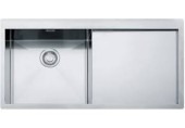 B-WARE Franke Planar PPX 211, 1000x512mm, Edelstahlspüle Abtropffläche rechts 127.0197.845