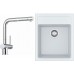 Franke SET T50 Tectonit Spüle SID 610-40 weiß + Armatur Samoa chrom