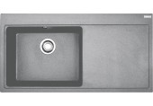Franke Mythos MTG 611 Fragranit DuraKleenPlus Steingrau, Becken links 114.0477.000