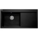 Franke Mythos MTG 611 Fragranit DuraKleenPlus Onyx, Abtropffläche rechts, 114.0476.996