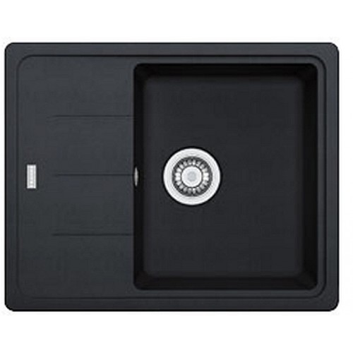 Franke Basis BFG 611-62 Einbauspüle Onyx Fragranit DuraKleen® mit Loch für Küchenarmatur