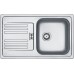 B-Ware! Franke Euroform EFN 614-78, 780x475 mm, Edelstahlspüle 101.0684.386-gebogene Ecke!
