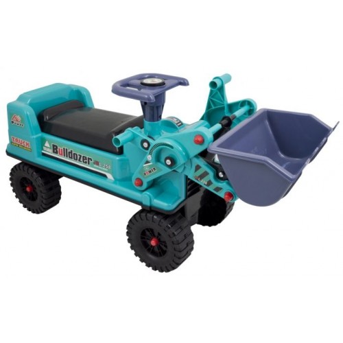 G21 Kindertraktor mit Lader blau 690716